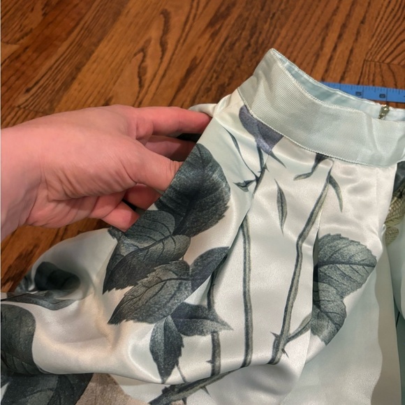 Ted Baker London Floral Midi Skirt - White and Green - Picture 4 of 9